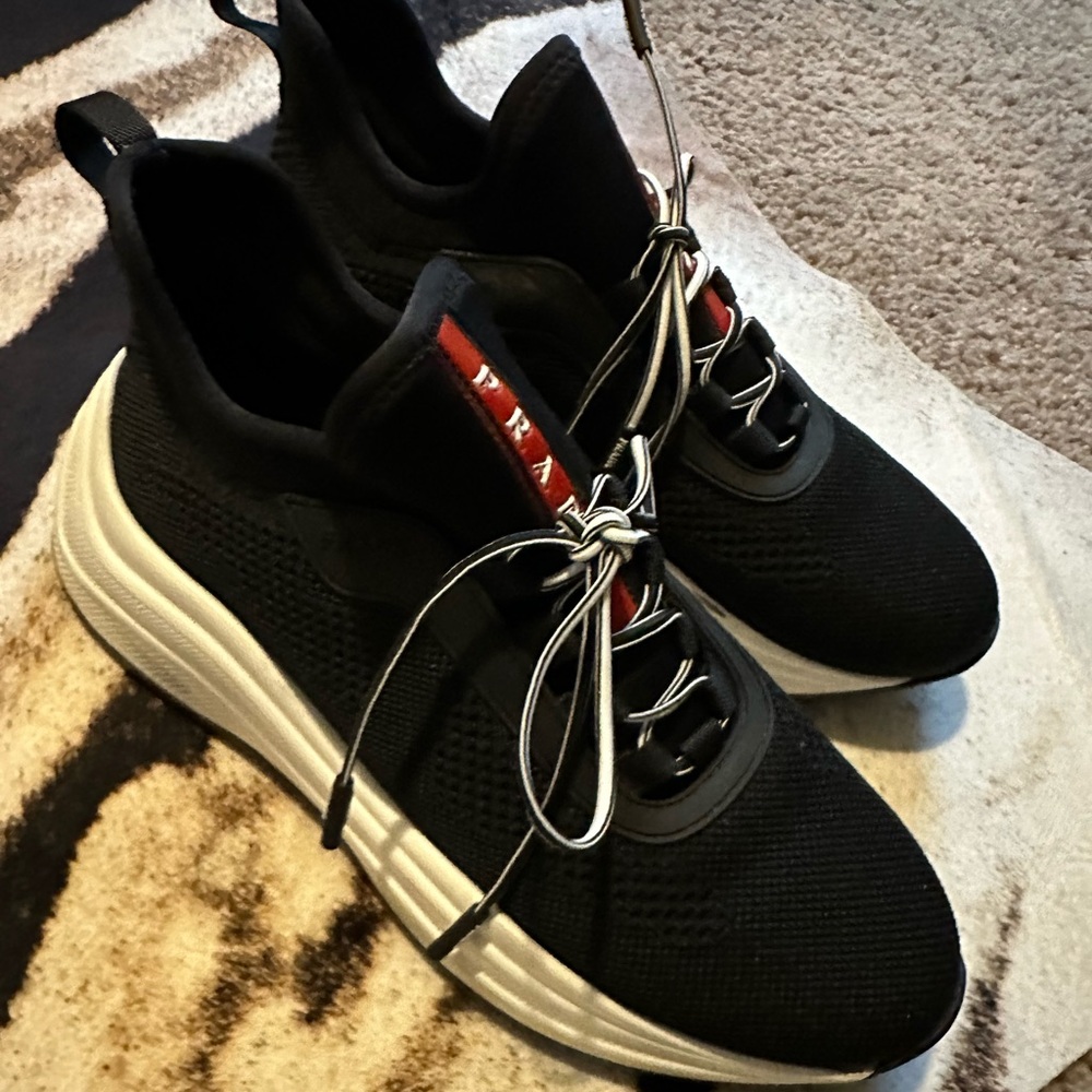 Prada slip on sneaker